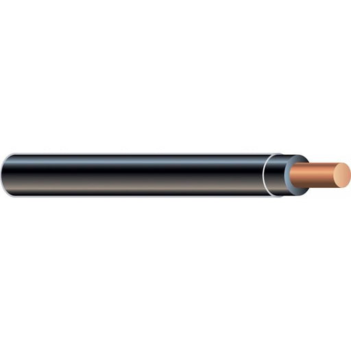 10 AWG 500ft. Black Solid THHN Copper Conductor   - Pack of 500