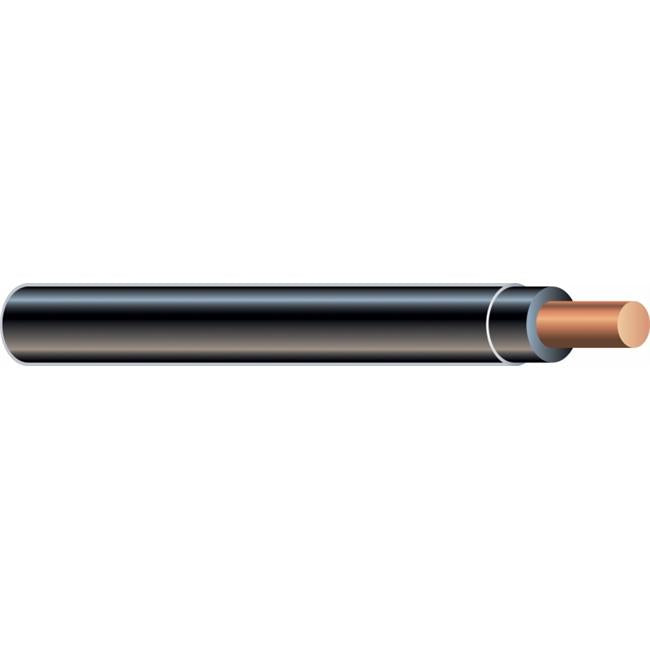 10 AWG 500ft. Black Solid THHN Copper Conductor   - Pack of 500
