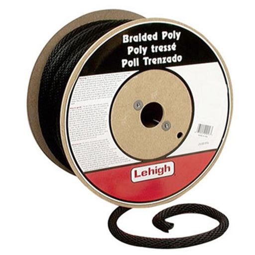 Lehigh Group .38in. X 600ft. Red &amp;amp;amp; White Polypropylene Solid Braid Multifilament Der - Pack of 600