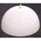 8 in. White Acrylic Dome Clip-On Shade - Pack of 6