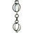 Patina Products R256 Antique Copper Life Circles Rain Chain