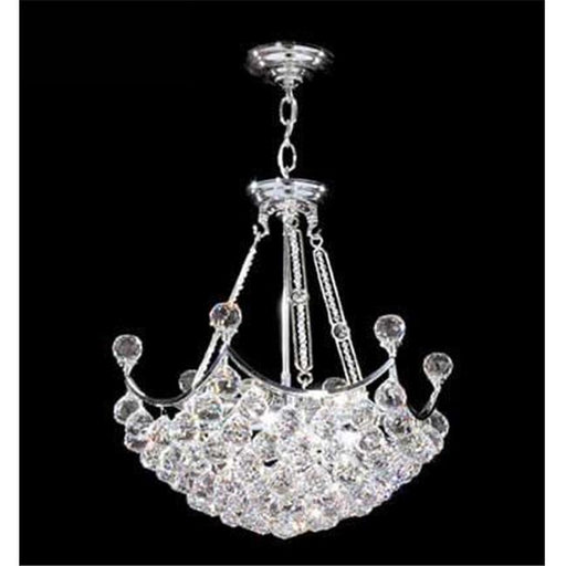 James R Moder 94144S22 Jacqueline Collection Silver Chandelier