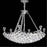 James R Moder 94146S22 Jacqueline Collection Silver Chandelier