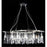 James R Moder 94162S22 Broadway Collection Silver Chandelier