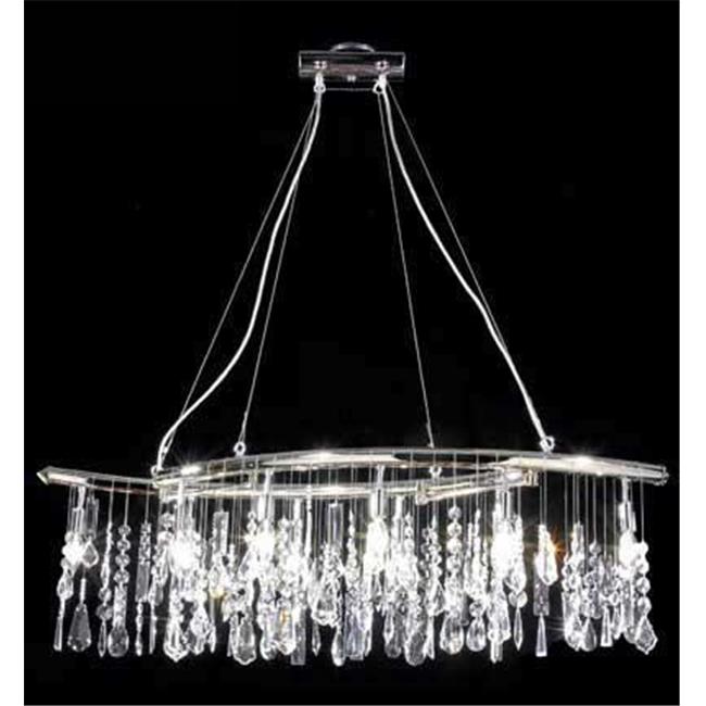 James R Moder 94162S22 Broadway Collection Silver Chandelier