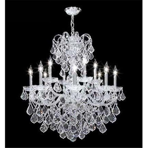 James R Moder 94212S22 Vienna Collection Silver Chandelier