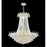 James R Moder 94805S22 Jacqueline Collection Silver Chandelier