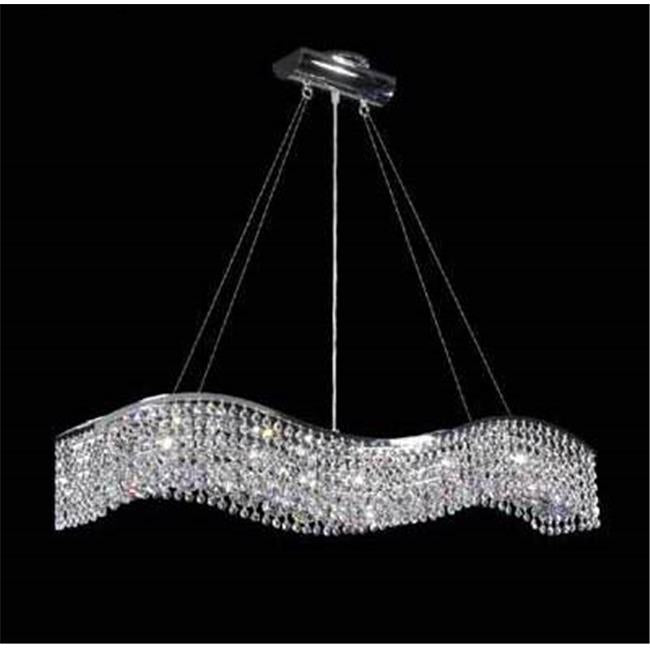 James R Moder 95725S22 Broadway Collection Silver Chandelier