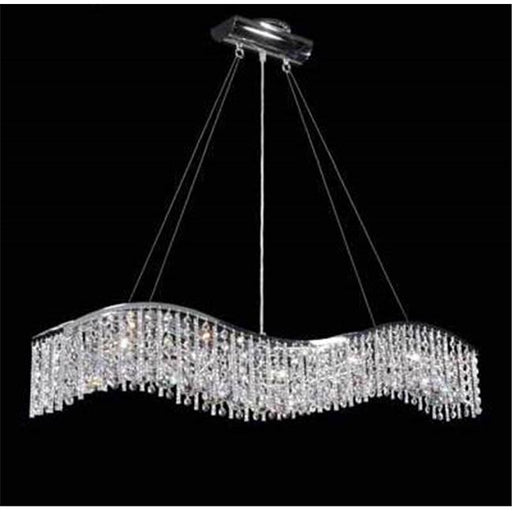 James R Moder 95735S22 Broadway Collection Silver Chandelier