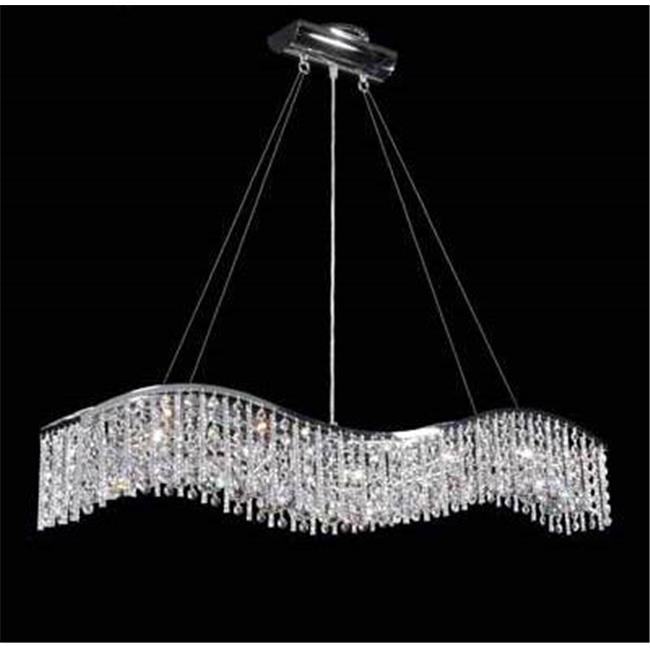 James R Moder 95735S22 Broadway Collection Silver Chandelier