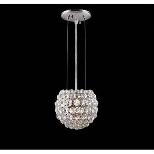 James R Moder 95950S22 Sun Sphere Europa Collection Silver Chandelier