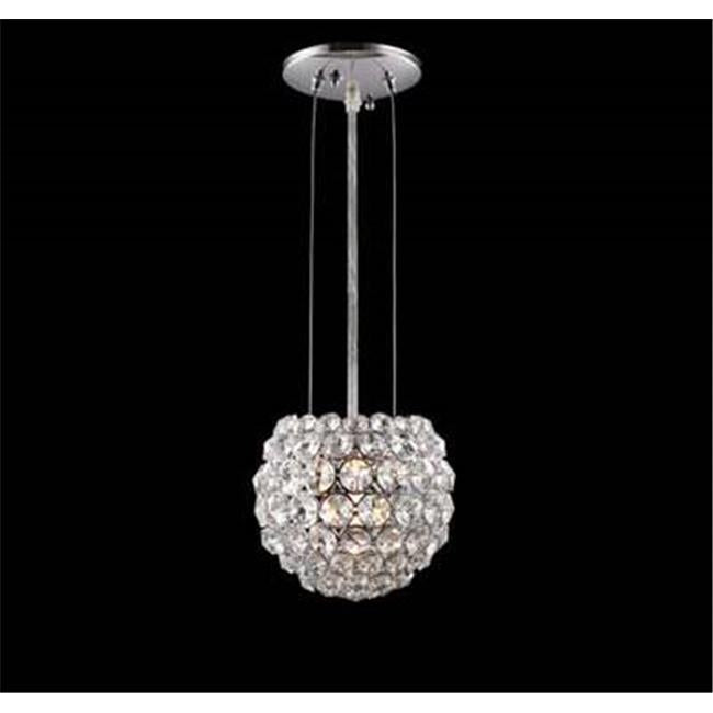 James R Moder 95950S22 Sun Sphere Europa Collection Silver Chandelier