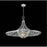 James R Moder 95964S22 Excelsior Collection Silver Chandelier