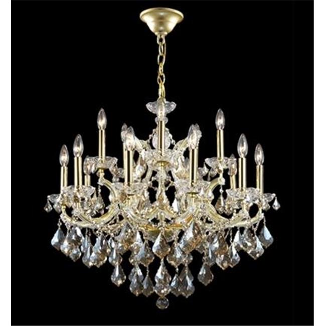 James R Moder 40257GL22 Impact Maria Theresa Collection Gold Lustre Chandelier