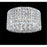 James R Moder 40383S22 Impact Rondelle Collection Silver Chandelier