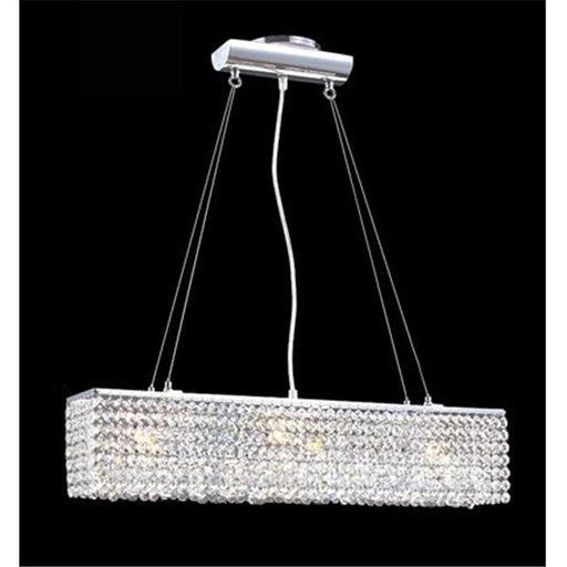 James R Moder 40583S22 Impact Contemporary Collection Silver Chandelier