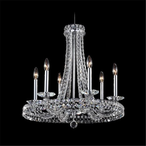 James R. Moder 96246S22 Contemporary Square Crystals Chandelier - Silver