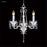 James R Moder 40683W22 3 Light Crystal Mi Chandelier