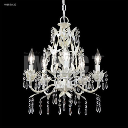 James R Moder 40685W22 5 Light Crystal Mi Chandelier