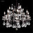James R Moder 40697BS22 Cosenza 13 Light 12 Arm Crystal Chandelier Burnt Sienna Imperial Crystal Clear