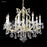 James R Moder 40808S22 Maria Theresa 9 Light 8 Arm Crystal Chandelier Silver Imperial Crystal Clear