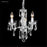 James R Moder 40853S22 Mi 3 Light Crystal Chandelier