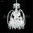 James R Moder 96127S22 Le Chateau 6 Light Crystal Chandelier Silver Imperial Crystal Clear