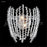 James R Moder 96192S22 Contental 2 Light Fashion Crystal Chandelier