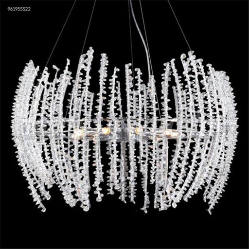 James R Moder 96195S22 Contental Fashion 9 Light Crystal Chandelier