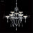 James R Moder 96319S22 Medallion Fashion 9 Light Crystal Chandelier Silver Imperial Crystal Clear