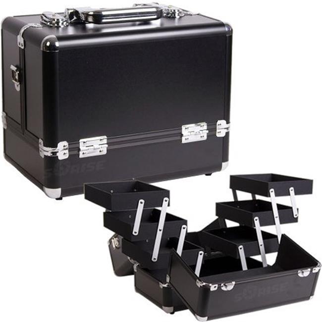 Sunrise C3002PPAB Black Cosmetic Case