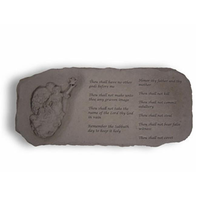 Kay Berry- Inc. 36920 The Ten Commandments - Memorial Bench - 29 Inches x 12 Inches x 15 Inches