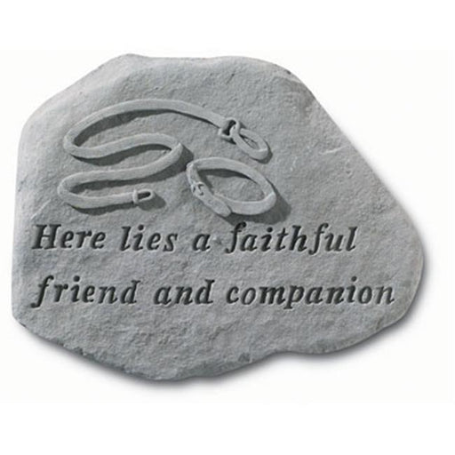 Kay Berry- Inc. 67920 Here Lies A Faithful Friend And Companion - Empty Collar Memorial - 15.5 Inches x 11.5 Inches