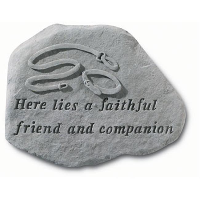 Kay Berry- Inc. 67920 Here Lies A Faithful Friend And Companion - Empty Collar Memorial - 15.5 Inches x 11.5 Inches