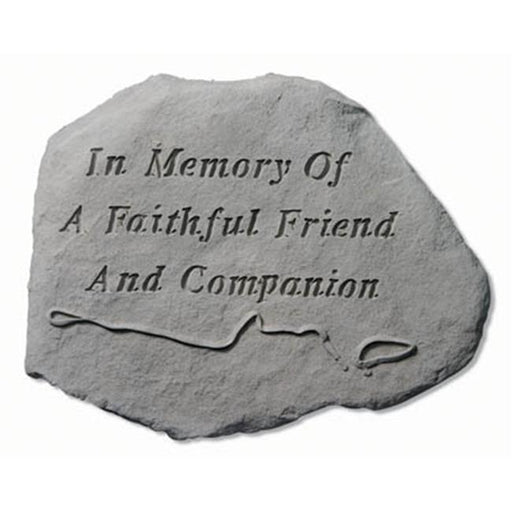 Kay Berry- Inc. 93720 In Memory Of a Faithful Friend - Leash And Collar Memorial - 15.5 Inches x 11.5 Inches