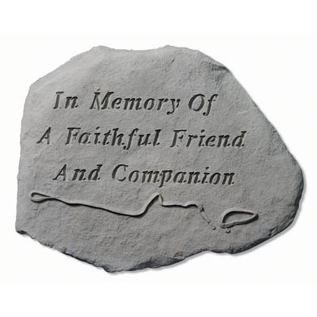Kay Berry- Inc. 93720 In Memory Of a Faithful Friend - Leash And Collar Memorial - 15.5 Inches x 11.5 Inches