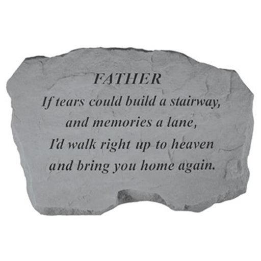 Kay Berry- Inc. 97120 Father-If Tears Could Build A Stairway - Memorial - 16 Inches x 10.5 Inches x 1.5 Inches
