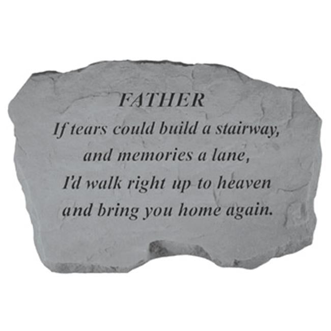 Kay Berry- Inc. 97120 Father-If Tears Could Build A Stairway - Memorial - 16 Inches x 10.5 Inches x 1.5 Inches