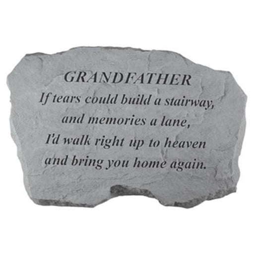 Kay Berry- Inc. 97320 Grandfather-If Tears Could Build A Stairway - Memorial - 16 Inches x 10.5 Inches x 1.5 Inches