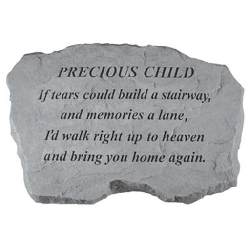 Kay Berry- Inc. 97420 Precious Child-If Tears Could Build A Stairway - Memorial - 16 Inches x 10.5 Inches x 1.5 Inches