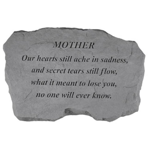 Kay Berry- Inc. 98620 Mother-Our Hearts Still Ache In Sadness - Memorial - 16 Inches x 10.5 Inches x 1.5 Inches
