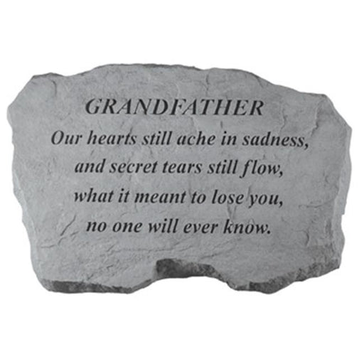 Kay Berry- Inc. 98920 Grandfather-Our Hearts Still Ache In Sadness - Memorial - 16 Inches x 10.5 Inches x 1.5 Inches
