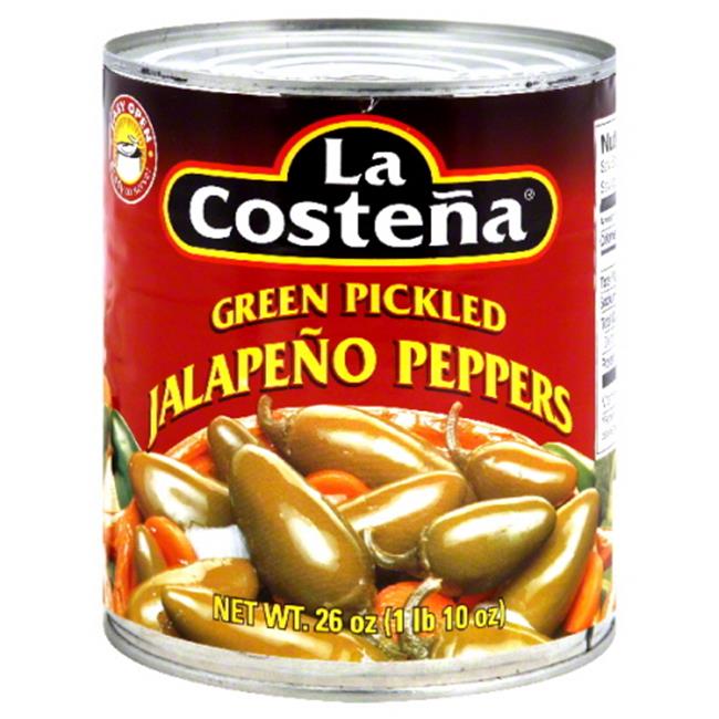 LA COSTENA PEPPER JALAPENO WHOLE-26 OZ -Pack of 12