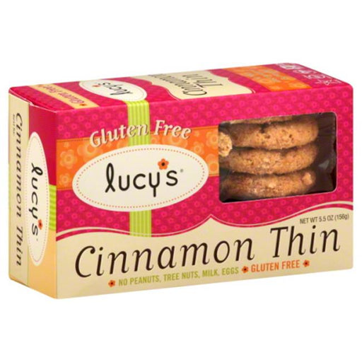 LUCYS COOKIE GF CINNAMON-5.5 OZ -Pack of 8