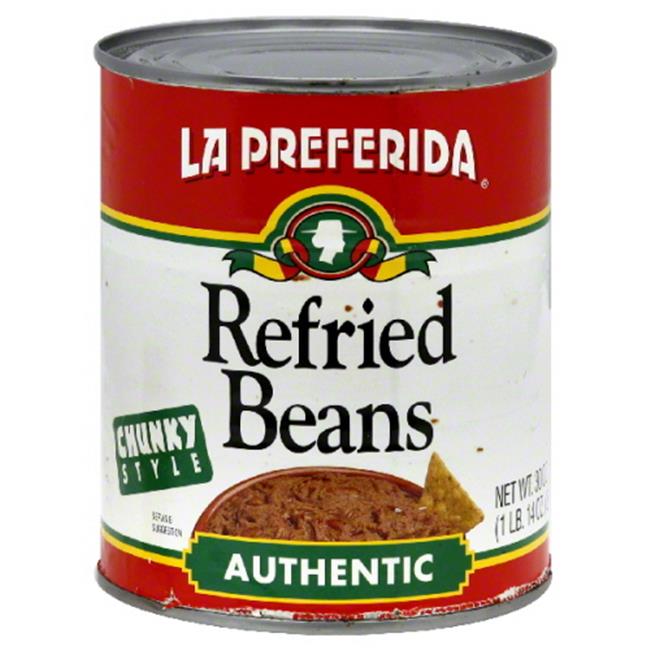LA PREFERIDA BEAN REFRIED AUTHTC-30 OZ -Pack of 12