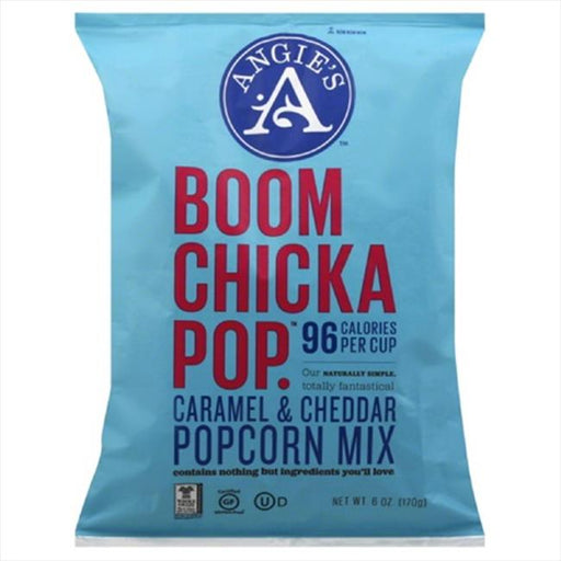 ANGIES POPCORN BOOMCHKA CRML CHD-6 OZ -Pack of 12