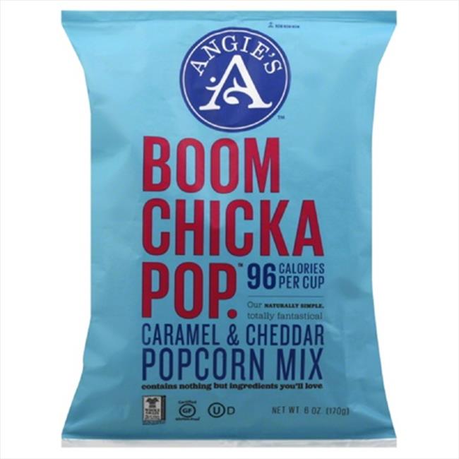 ANGIES POPCORN BOOMCHKA CRML CHD-6 OZ -Pack of 12