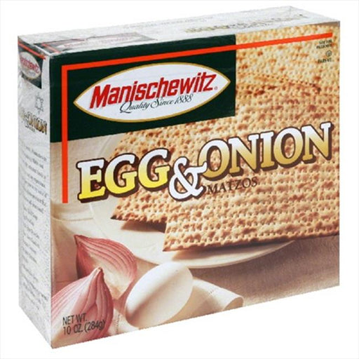 MANISCHEWITZ MATZO EGG &amp; ONION-10 OZ -Pack of 12
