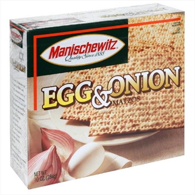 MANISCHEWITZ MATZO EGG &amp; ONION-10 OZ -Pack of 12