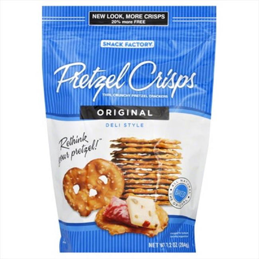 SNACK FACTORY PRETZEL CRISP ORGINIAL-7.2 OZ -Pack of 12